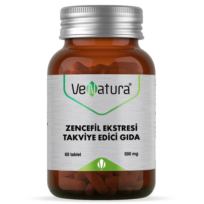 VeNatura مكمل غذائي بخلاصة الزنجبيل من فيناتورا، 60 قرصًا