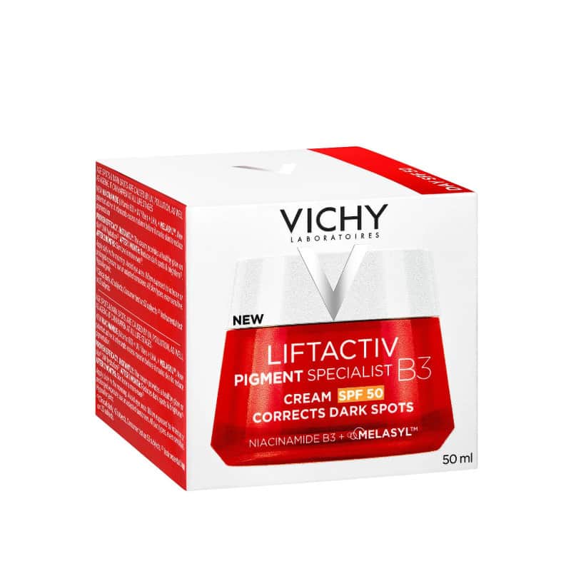 Vichy كريم فيشي ليفت أكتيف بي 3 المضاد للبقع الداكنة بعامل حماية من الشمس 50+ 50 مل