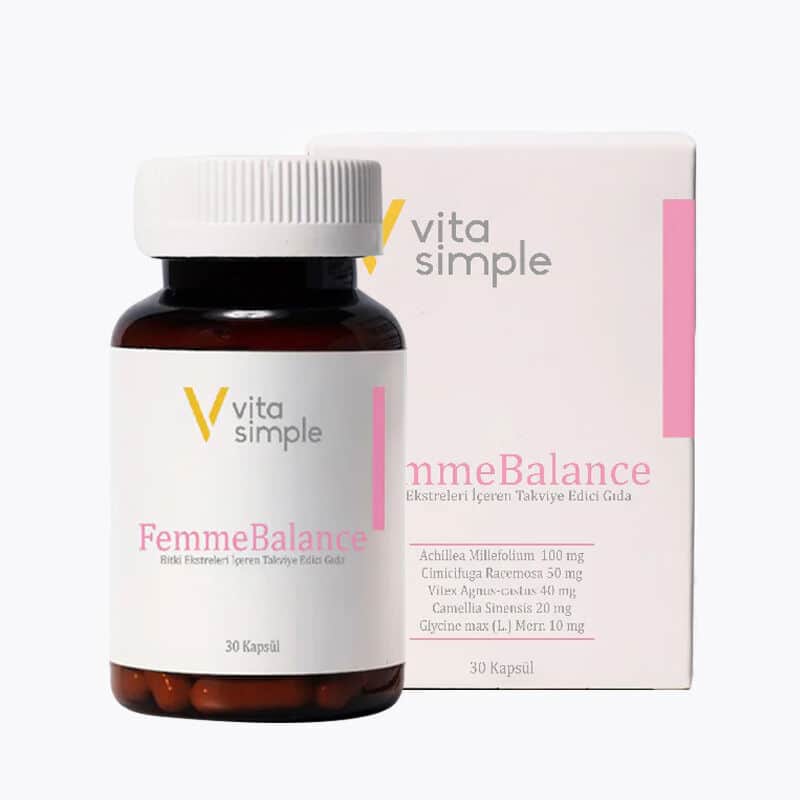 Vita Simple Femme Balance Herbal Extracts Supplementary Food 30 capsules