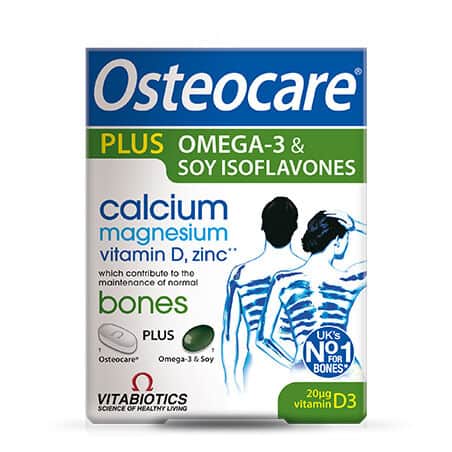 Vitabiotics Osteocare Plus Omega-3 & Soy Isoflavones 84 tablets