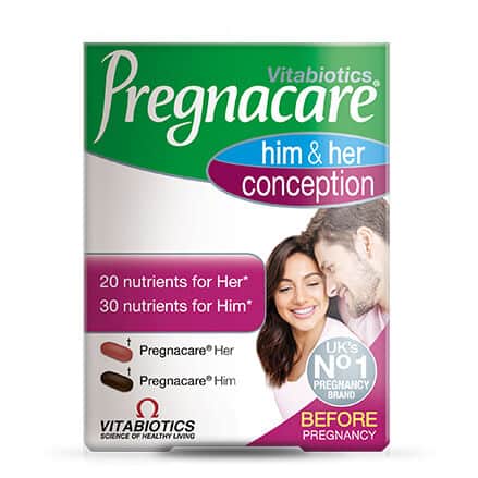 Vitabiotics Pregnacare Him & Her Conception 60 tablet