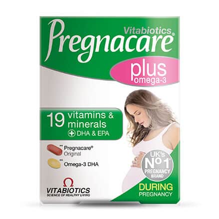 Vitabiotics فيتابيوتكس بريجناكير بلس 28 قرصًا 28 كبسولة