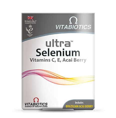 Vitabiotics مكمل غذائي فيتابيوتكس ألترا سيلينيوم 165 ميكروجرام، 30 قرصًا