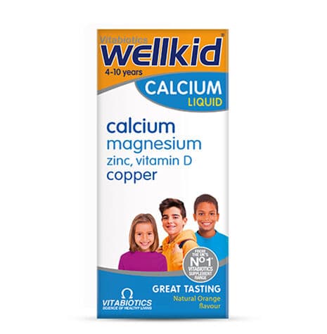 Vitabiotics مكمل غذائي سائل بالكالسيوم ويل كيد من فيتابيوتكس، 150 مل