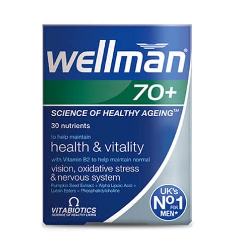 Vitabiotics مكمل غذائي ويلمان 70+ من فيتابيوتكس، 30 قرصًا