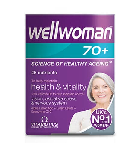 Vitabiotics مكمل غذائي ويل وومن 70+ من فيتابيوتكس، 30 قرصًا