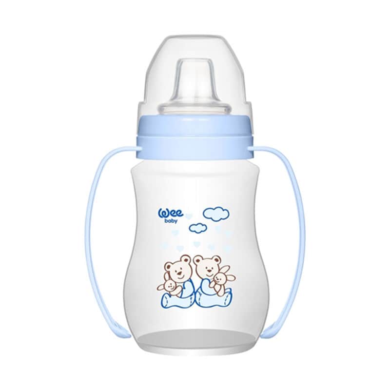 Wee Baby كوب وي بيبي المقاوم للانسكاب والمقاوم للمغص، سعة 250 مل، للأطفال من عمر 6 أشهر فما فوق