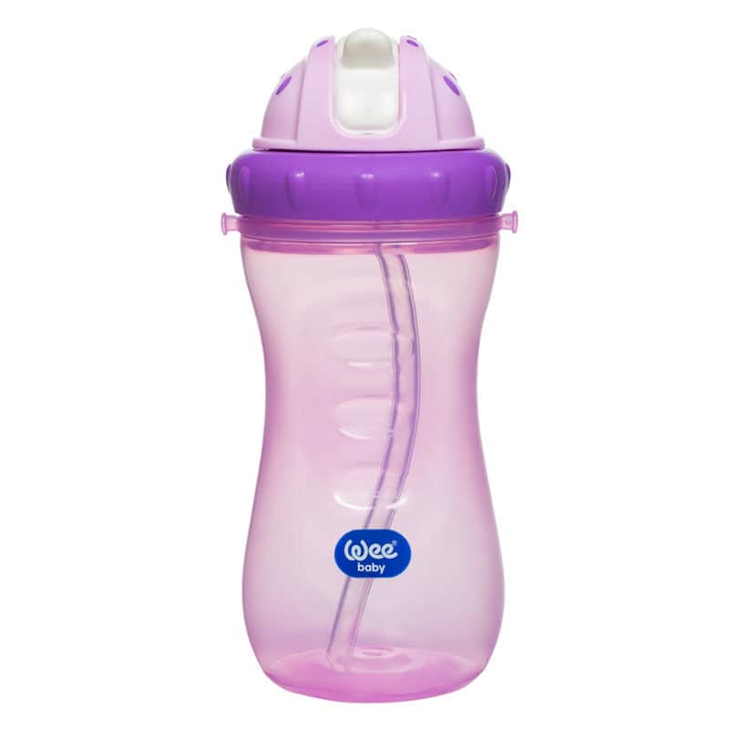 Wee Baby كوب ملون مع ماصة للأطفال الصغار