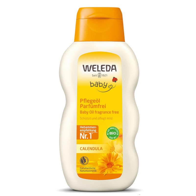 Weleda زيت ويليدا العضوي غير المعطر للأطفال برائحة الكاليندولا 200 مل