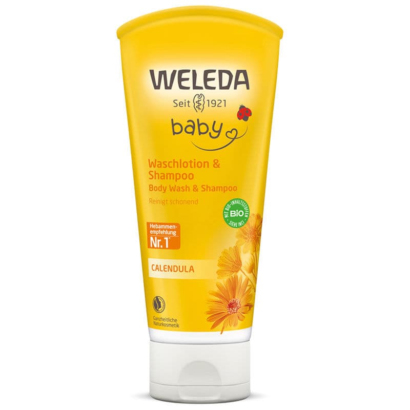 Weleda شامبو ويليدا كاليندولا العضوي للشعر والجسم 200 مل