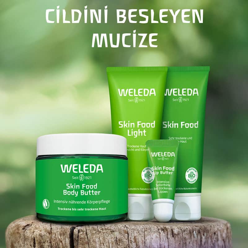 Weleda كريم ويليدا سكين فود لايت للعناية العضوية المرطبة والمغذية 75 مل