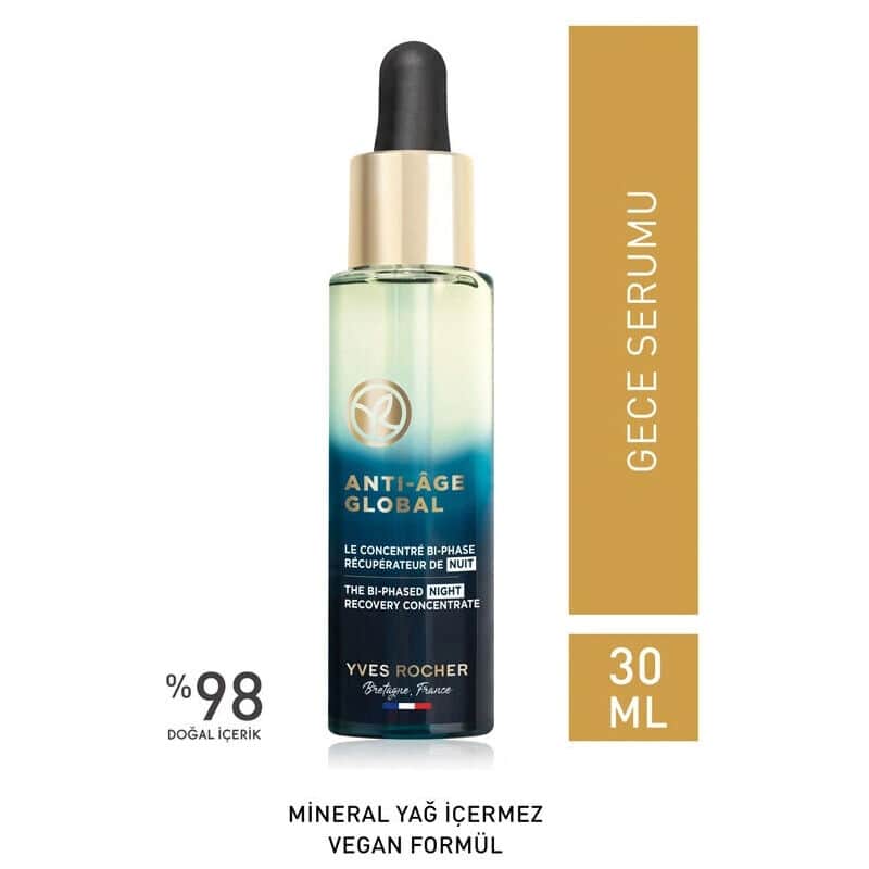 Yves Rocher Anti-age Global Dual Phase Night Serum 30 ml