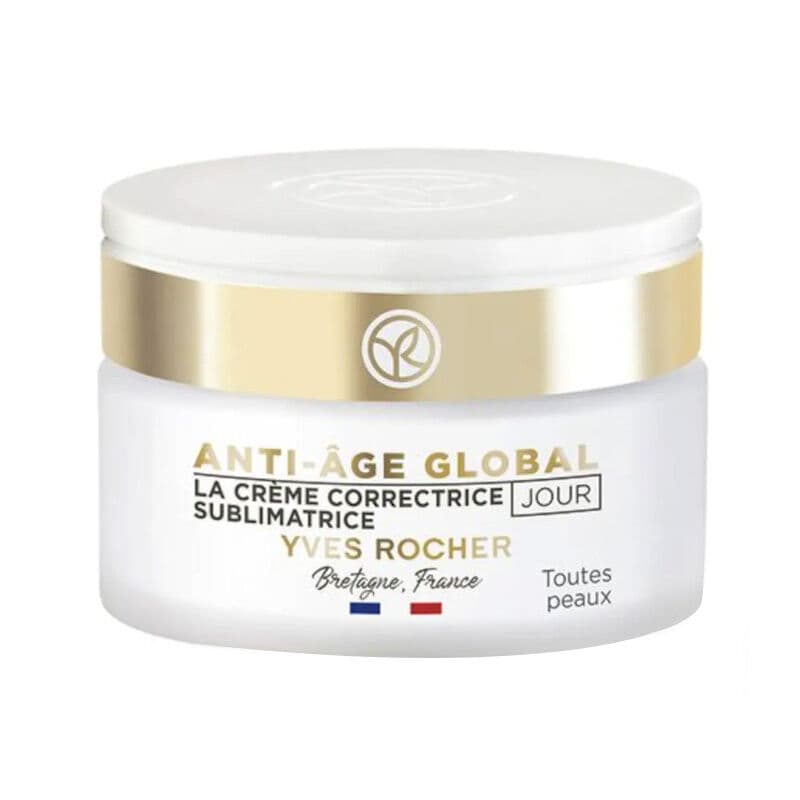 Yves Rocher كريم النهار العالمي المضاد للشيخوخة من إيف روشيه 50 مل
