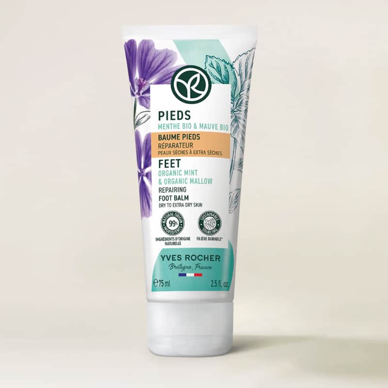 Yves Rocher كريم العناية بالقدمين لإصلاح وتنعيم البشرة من إيف روشيه 75 مل