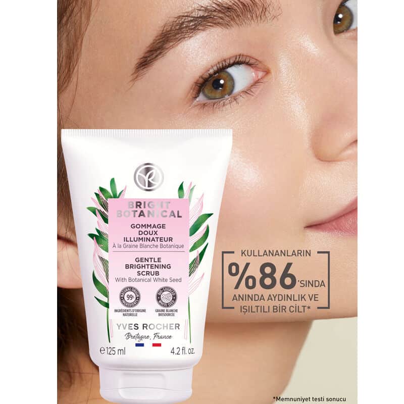 Yves Rocher مقشر تفتيح البشرة برايت بوتانيكال مضاد للبقع من إيف روشيه، 125 مل