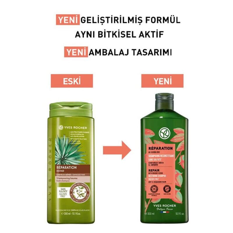 Yves Rocher Reparation Prebiotic Shampoo 300 ml