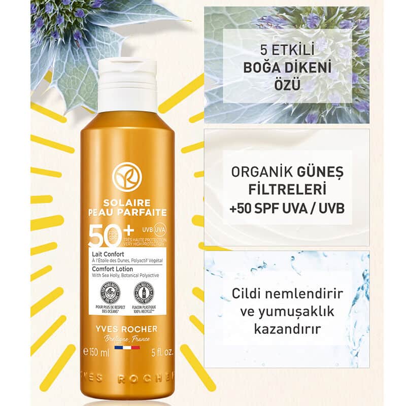حليب واقي الشمس SPF 50+ من إيف روشيه 150 مل Yves Rocher
