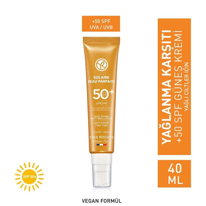 كريم وجه مضاد لللمعان SPF50+ من إيف روشيه 40 مل Yves Rocher