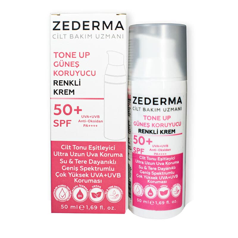 Zederma كريم زيديرما تون أب واقي من الشمس بعامل حماية 50، 50 مل