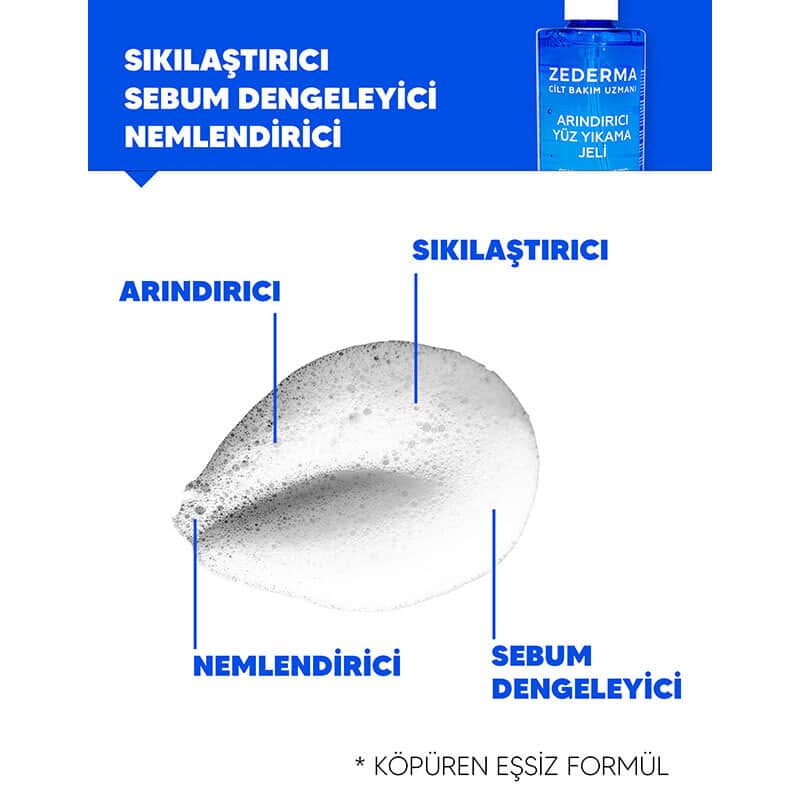 Zederma جل غسول الوجه زيديرما للبشرة الدهنية والمعرضة لحب الشباب والحساسة 200 مل