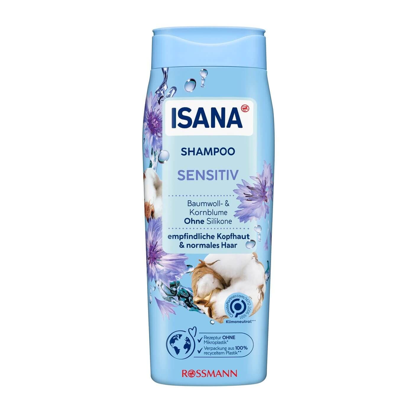 Isana شامبو إيزانا بالقطن ونبتة سانت جون 300 مل
