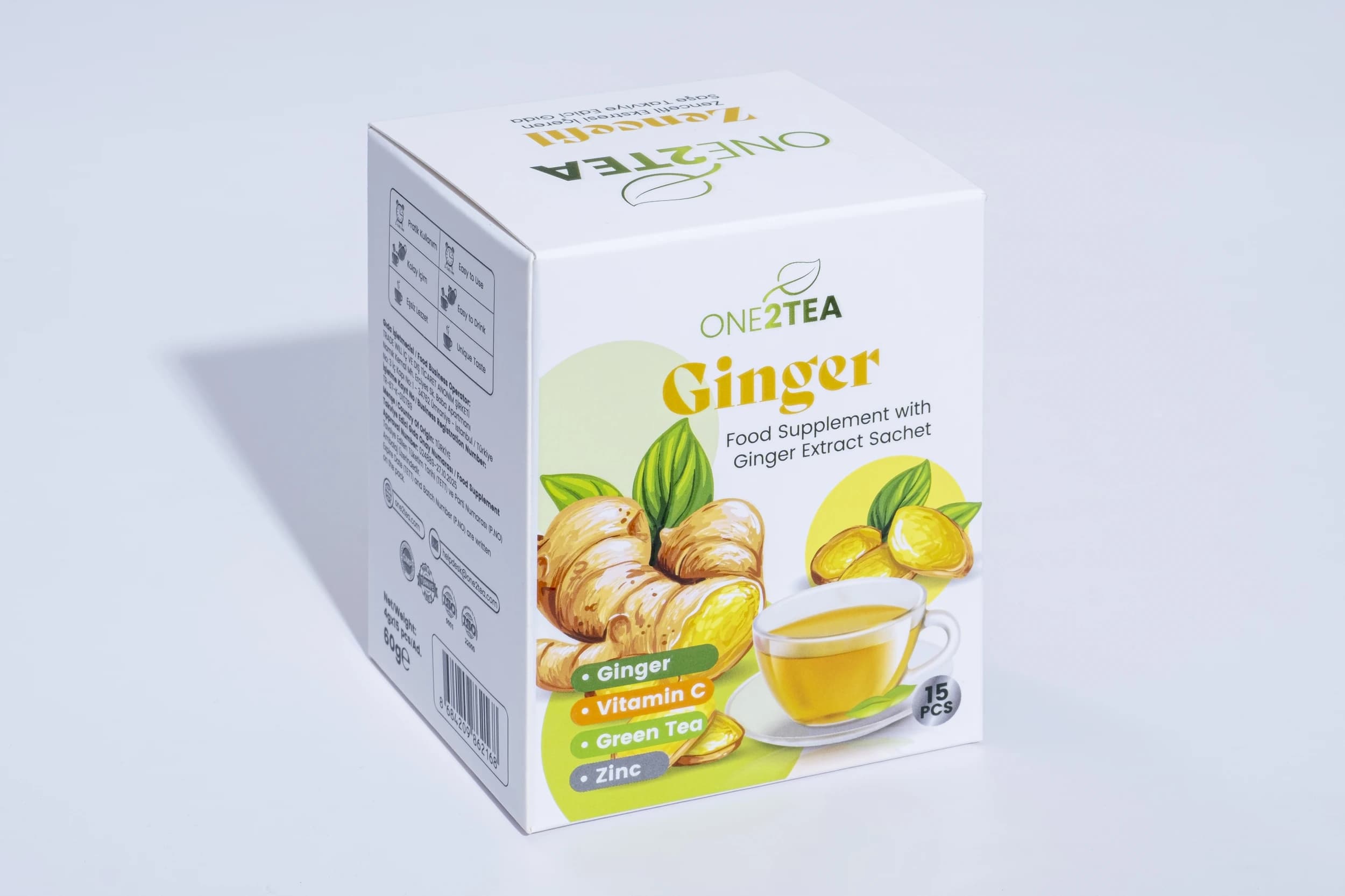 ONE2TEA Ginger Supplement - Immune Support